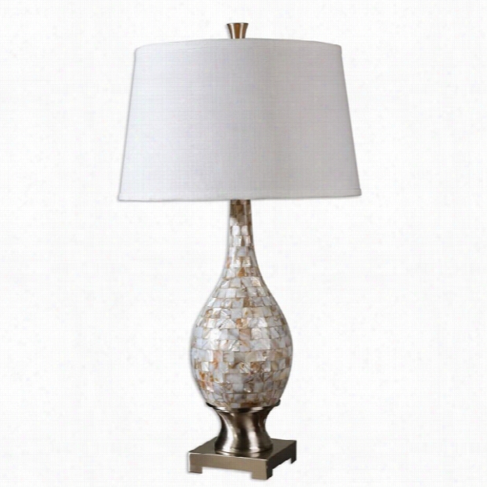 Uttermost Madre Mosaic Tile Native Of Pearl Lamp