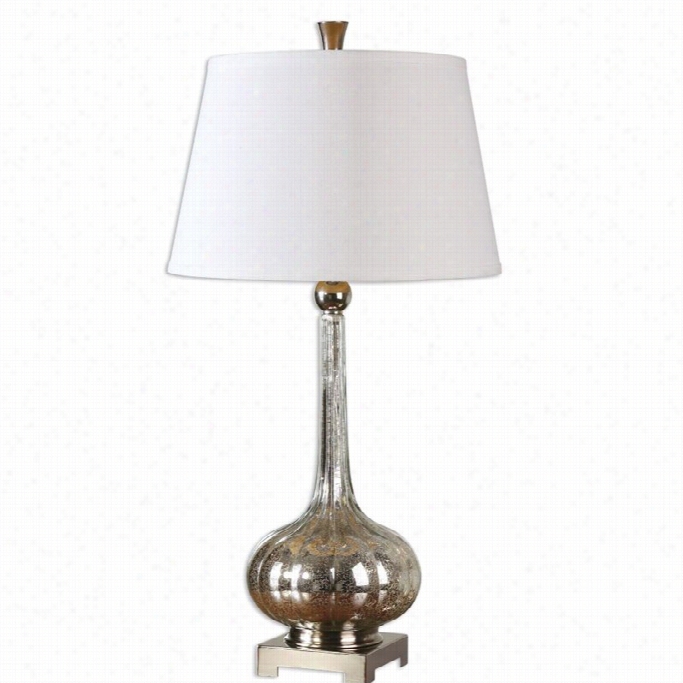 Uttermost Oristano Fluted Mercury Glass Lamp