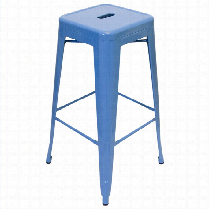 Aeon Furniture Gqlaxy 30.5 Bar Stool In Blue (regulate Of 2)