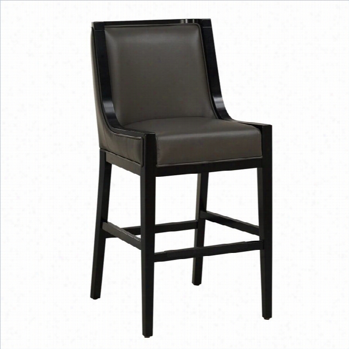 Americann Heritage Billiard Aspen 30 Bar Height Stool In Black