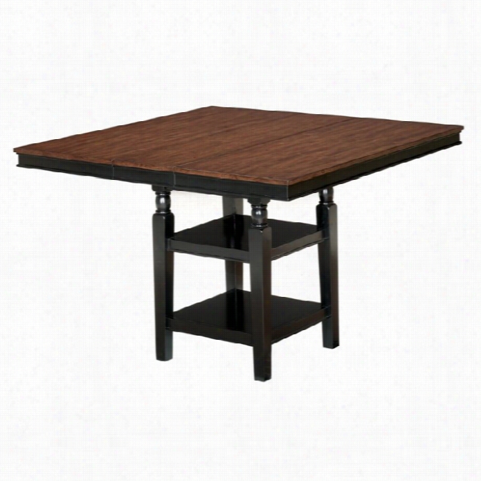 Ashley Owingsville Extendable Counterheight D Ining Table In Brown