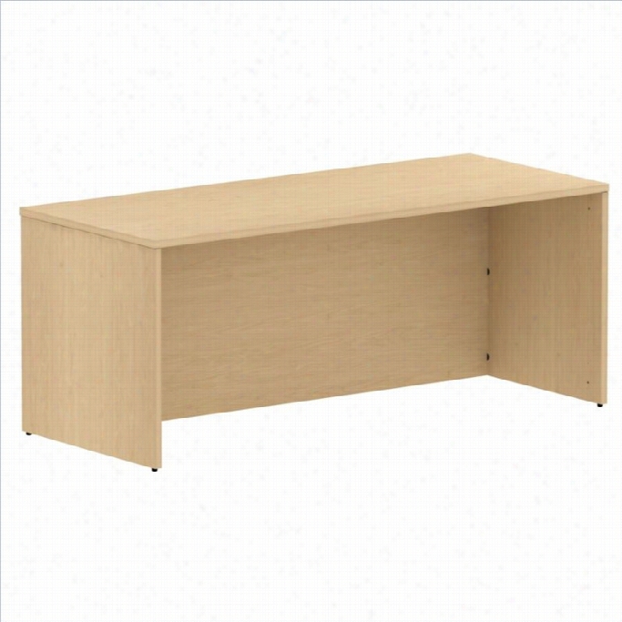 Bush Bbf 300 Series 72wx  30d Shell Desk Kit In Natural Maple