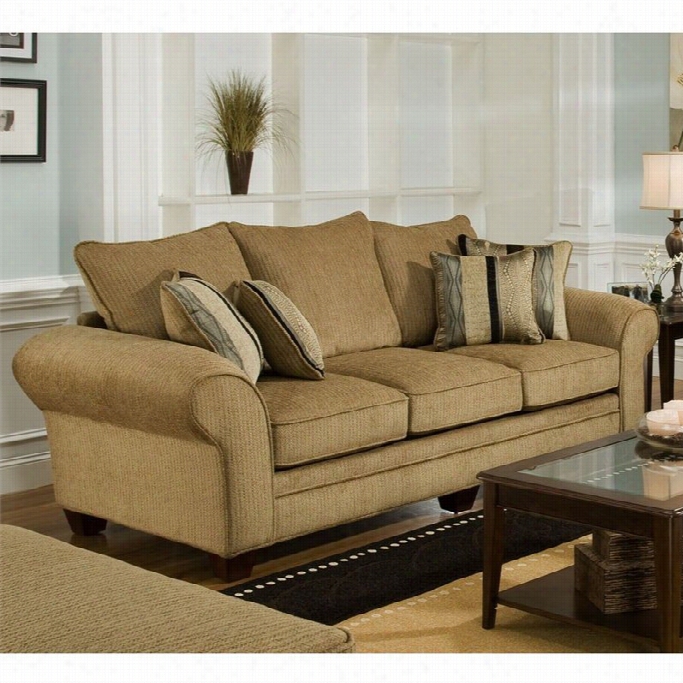 Chelsea Clearlake Polyester Queen Sleeper Sofa In Sueede