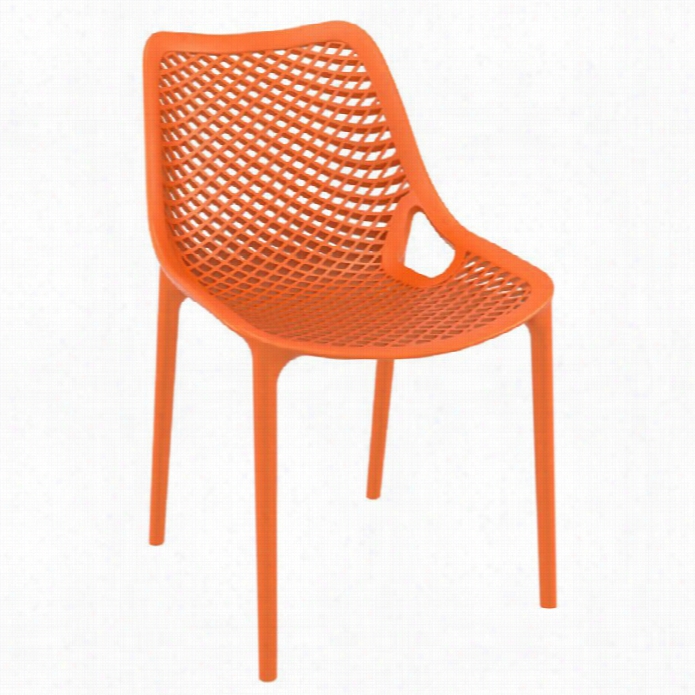 Compamia Air Outdoo Dining Chair In Orange