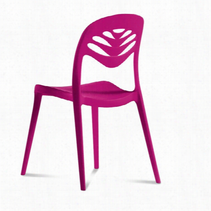 Domitalia Foryou2 Armless Stacking Chair Iin Purple