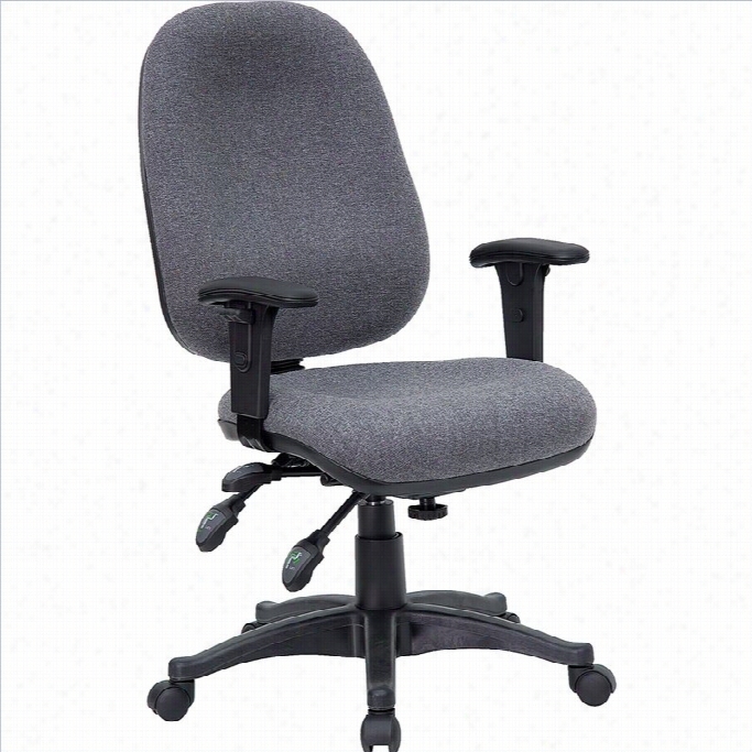 Flash Furnifure Multi Functional Computer Office Chir In Gray