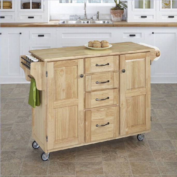 Home Styles Furniture Kitchen Cart In Natura L Finishh