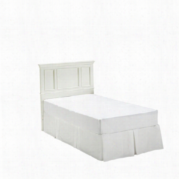 Home Styles Naples Twin Panel Headboard In White