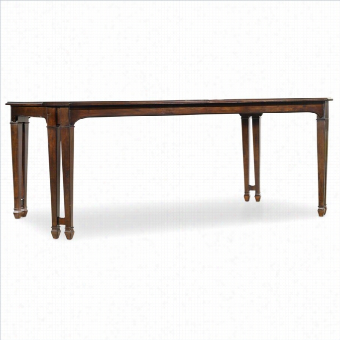 Hookerr Furniture Palisade Rectangle Dining Table In Walnut