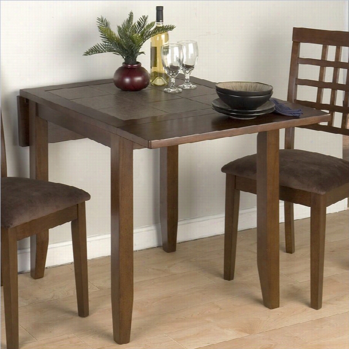 Jofran 976 Series Casual Dining Table In Caleb Brown Finish