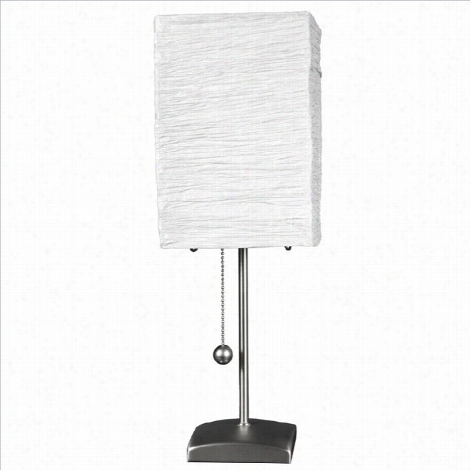 Orienta1 Furniture 117 Yoko Table Lamp In White