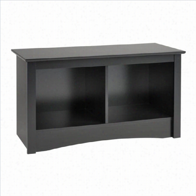 Pfepac Sonoma Black Twin Cubby Bench