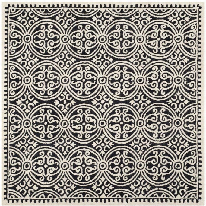 Safavieh Cambridge Black Transitional Rug - Square 4'