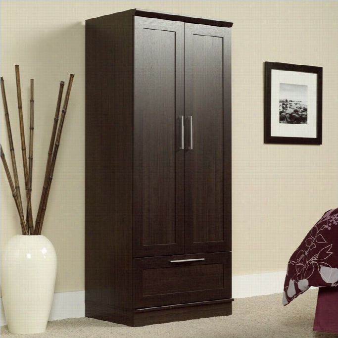 Sauder Homeplus Wardrobe Armoriei N Dakotaa Oak Finissh