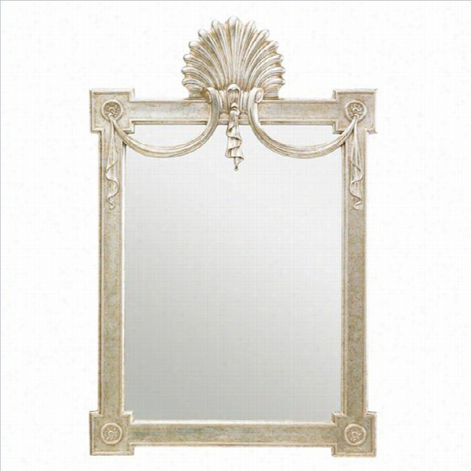 Stanley Furniture Charleston Regency Regent's Mirror In Champagne Silver Leaf