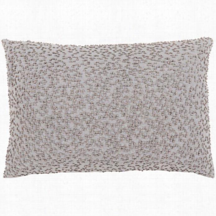 Surya Eliza Poly Satisfy 13 X 19 Pillow In Taupe