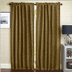 Blazing Needles 84 inch Curtain Panels in Champaign (Set of 2)