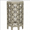 Safavieh Garion Bayur Wood Side Table in Pearl Taupe