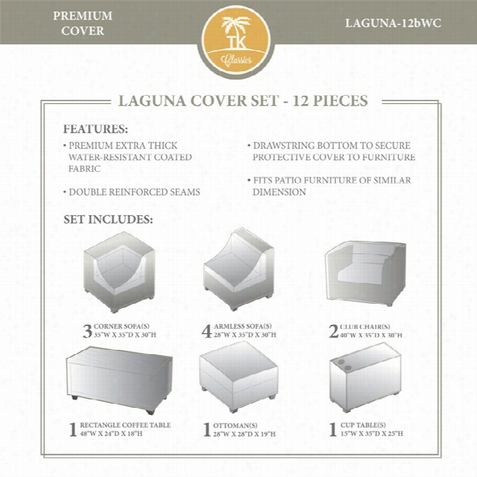 Tkc Laguna 12 Piecee Winter Cover Set In Beige