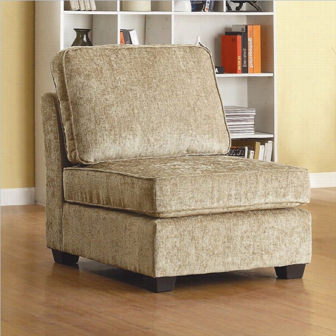 Trent Home Burke Upholstered Slipper Chair In Beige