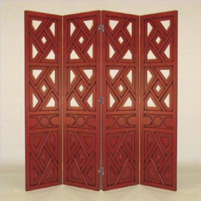 Wyborn Windmill Room Divider In China Red