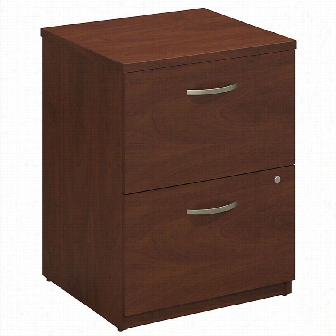 Bush Bbf Series C Elite 24w 2 Drawer Pedestal In Hansen Cherry