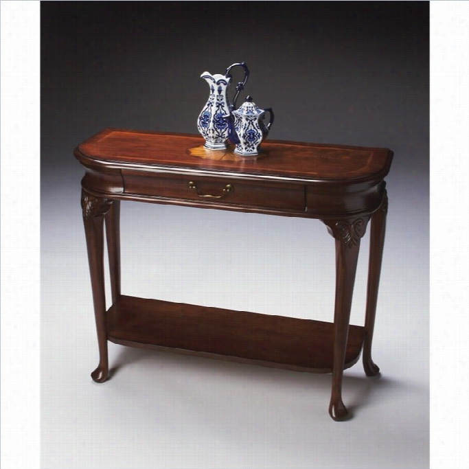 Butler Specialty Console Tabble In Plantation Cherry Finish