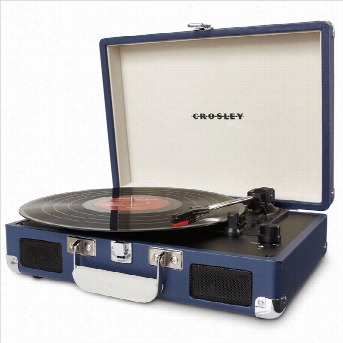 Crosley Radio Cruiser Movable Turntable In Blue