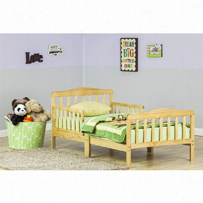 Give A Loose Rein To The Fancy On Me Classic Design Wooden Toddler Bed In Natural