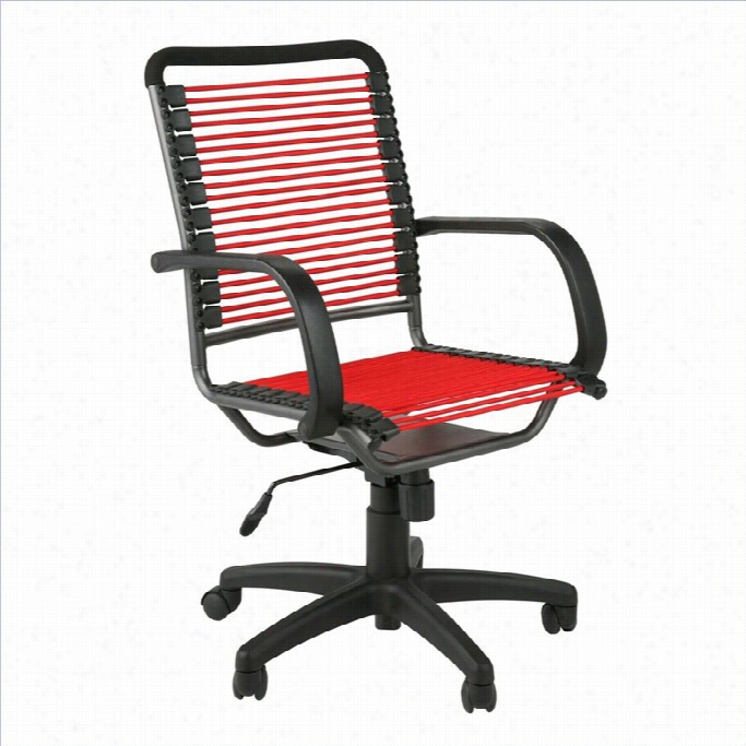 Eurostyle Bungie High Back Office Chair In Red Annd Grapihte Black