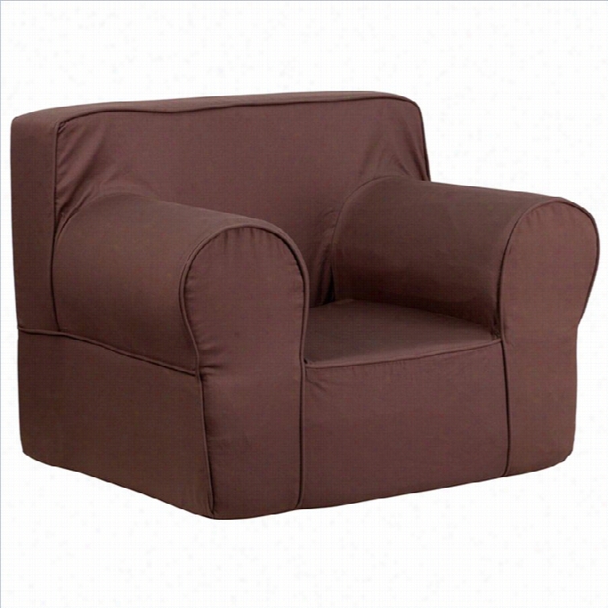 Flash Furniture Voersized Kids Seat Of Justice I Brown