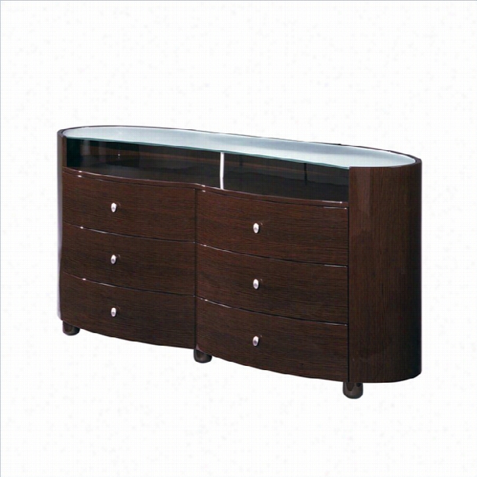 Global Equipage Emliy Evelyn Dresser In Wenge