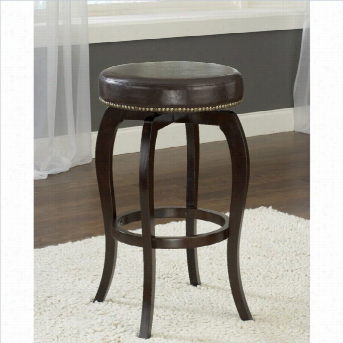 Hlildale Wilmington 31.5 Swivel Bar Stool  In Brown Nd Cappuccino