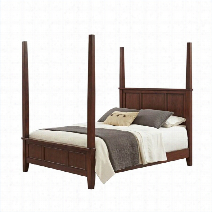Home Styles Chesapeake Poster Bed-qeen