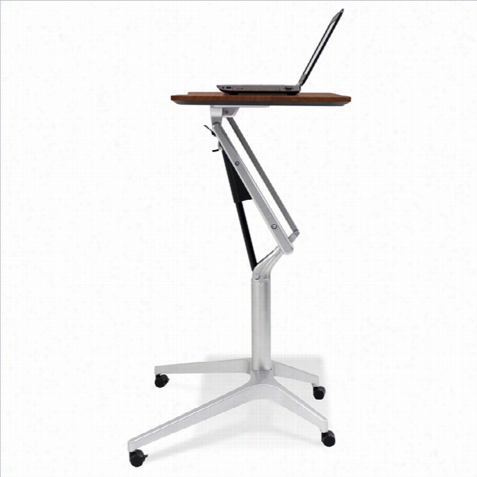 Jesper Office 200 Collection Adjustable Computer Table In Cherry