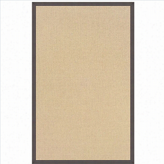 Linon Ahena Cot Ton Rug  In Natual And Slate-1'10 X 2'10