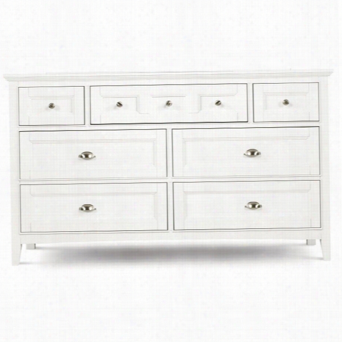 Magnussen Kenlley 7 Drawer Dresser In White Fin Ish