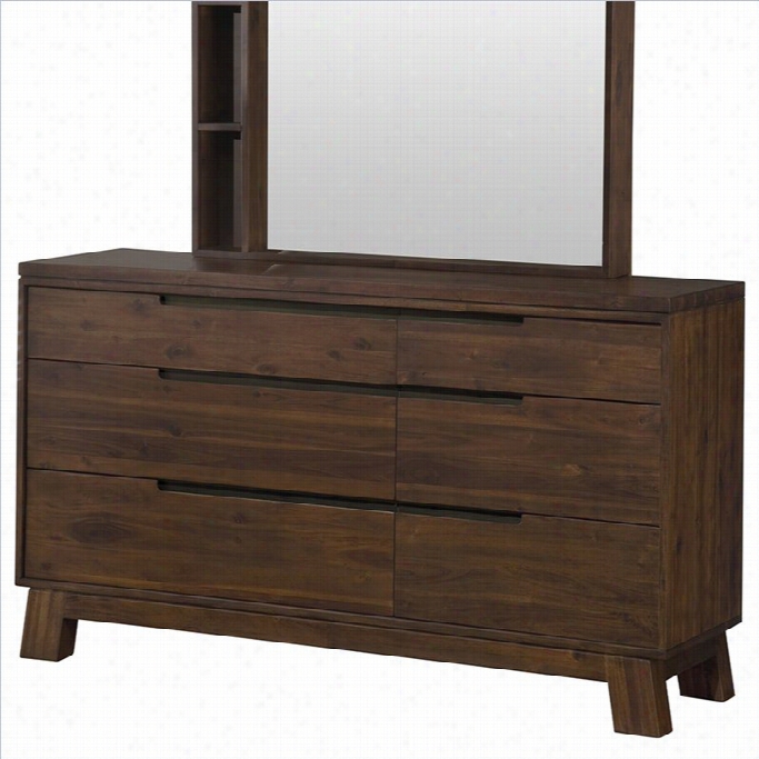 Modus Furniture Portalnd Dresser In Walnuut