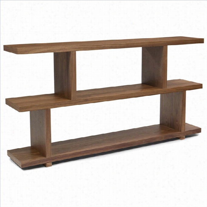 Moe's Miri Small Shelf In Walnut