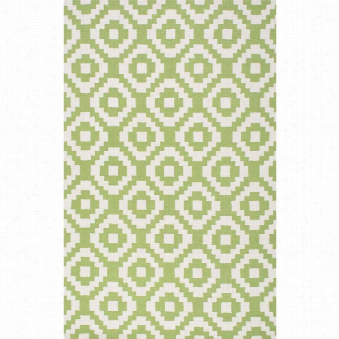 Nuolom 5' X 8' Hand Hooked Ladi Rug In Green