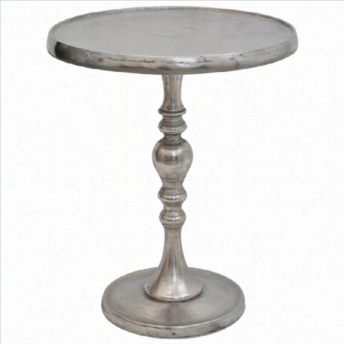 Renwil Rmoina Decorative Round  Table In Chrome