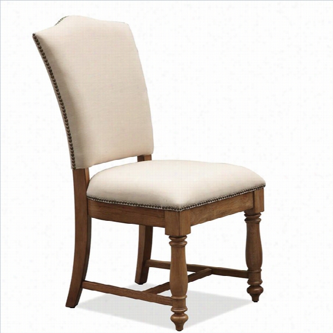 River Furniture Summerhill Uphol Stered Dining Chair In Canbyr Ustic Pine