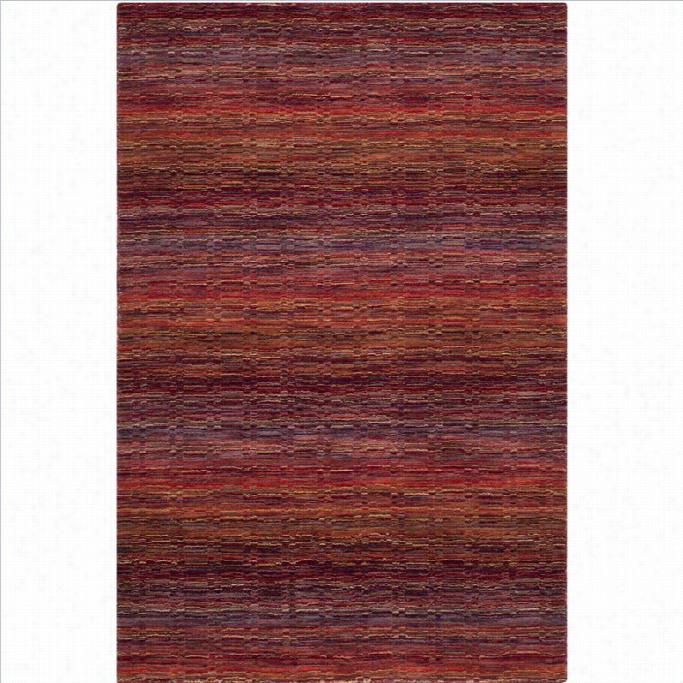 Safavieh Himalaya Rectangle Rug In Red / Multi-4' X 6'