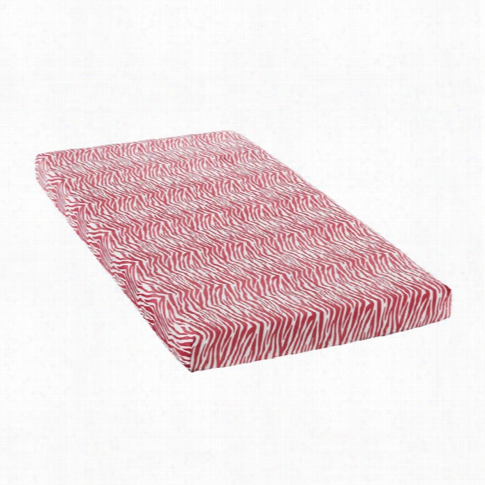 Siggnature Sleep Certipur-us Twin Memory Foam Zebra Print Mattress