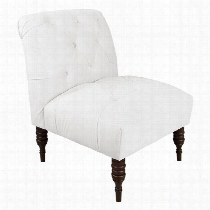 Skyline Tufted Chair In White