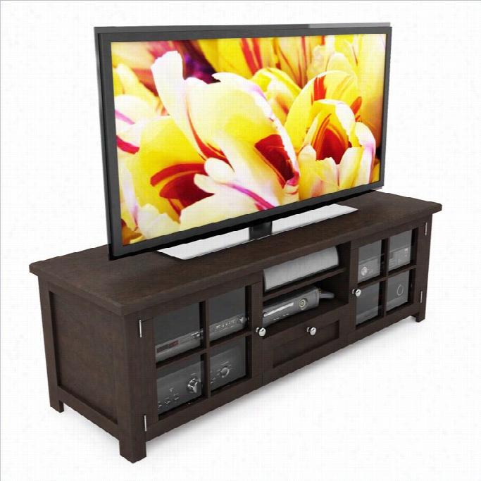 Sonax By Corlivig Arbutus 63 Tv Stand In Dark Sta Ined Espresso