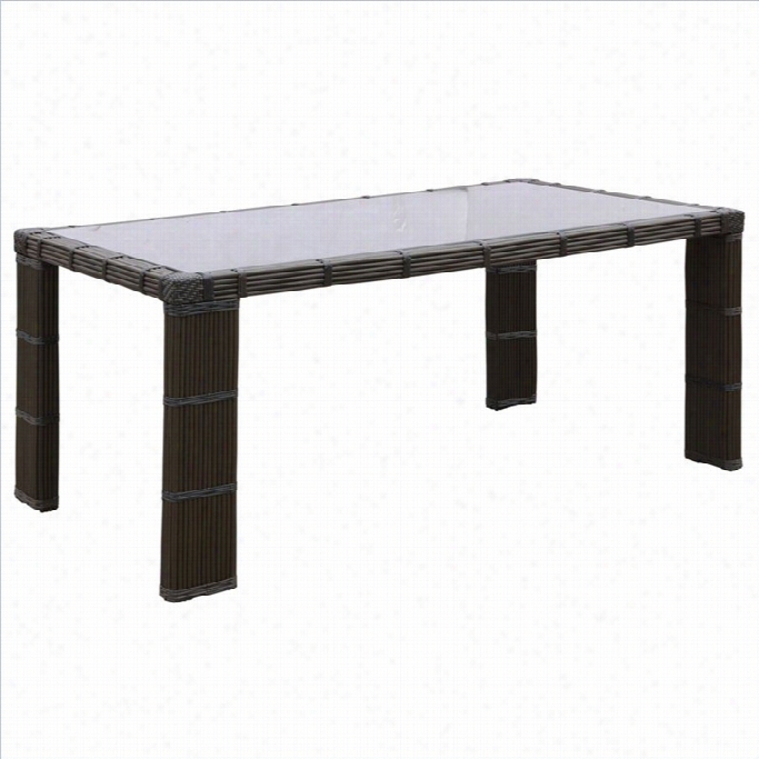 Sunset West Dining Table In Chocloate