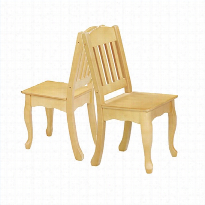 Teamson Kids Windsor Set Of 2 Chairs In Natural