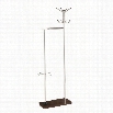 Coaster Coat Rack with Umbrella Stand in Chrome