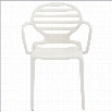 Italmodern Cokka Stacking ArmStacking Chair in Linen